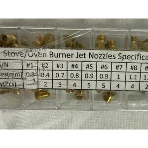 Range Stove Oven Orifice Conversion Kit Jet Burner Nozzle Replacement Parts (28)